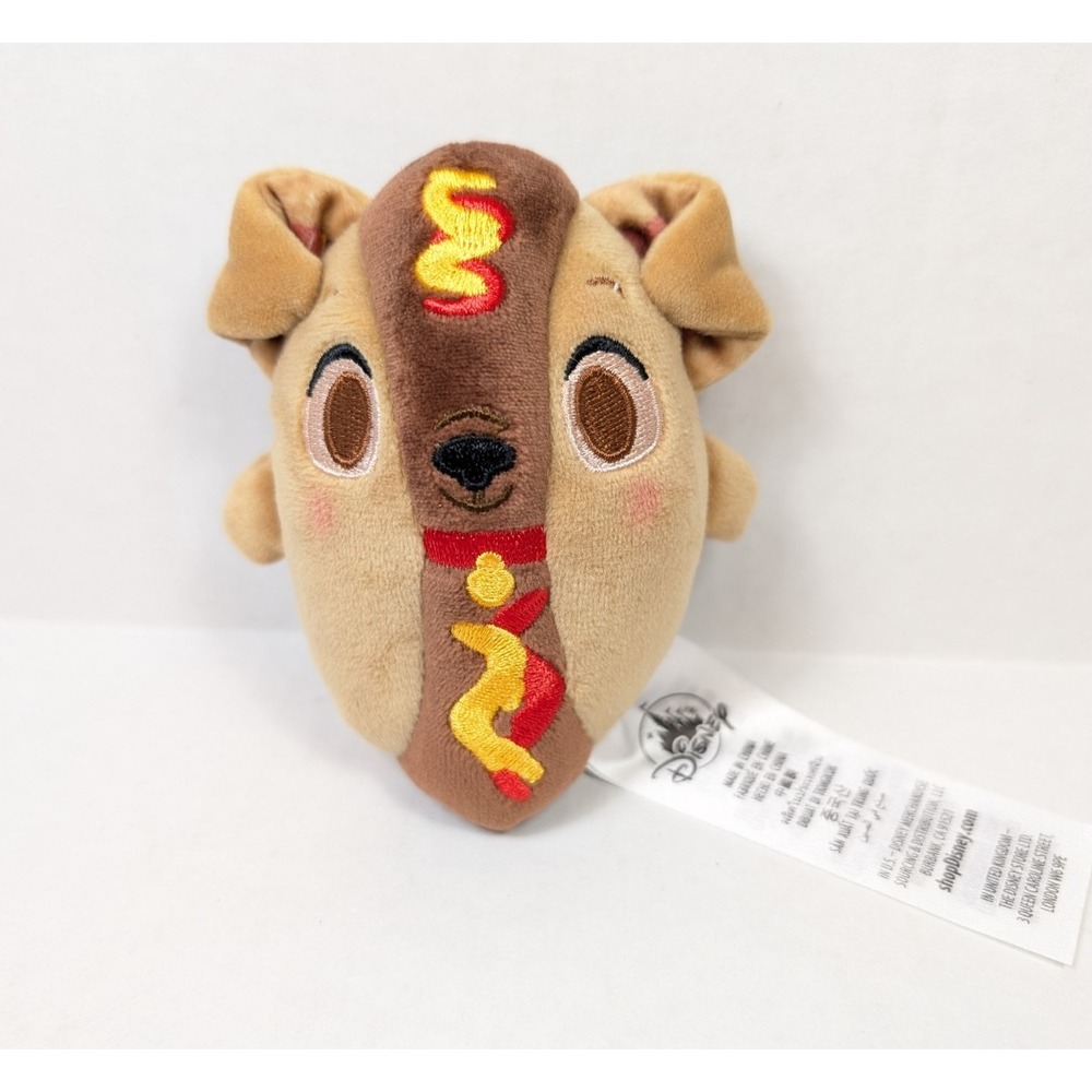 Disney Parks Munchlings Street Food Fusion (Lady &) Tramp Vegan Bean Roll Plush